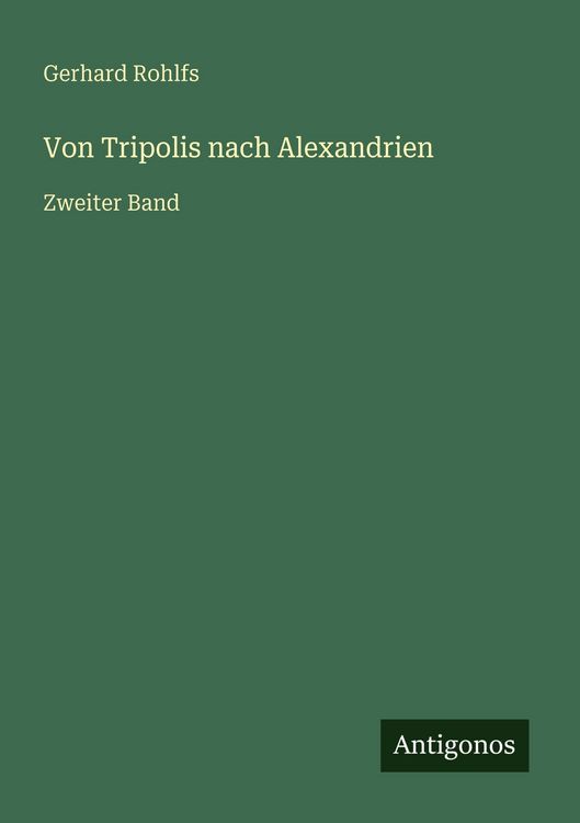Produktbild: Von Tripolis nach Alexandrien