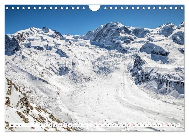 Produktbild: Matterhorn - Eiger, M&ouml;nch und Jungfrau: Rund um die zeitlosen Gipfel (Wandkalender 2026 DIN A4 quer), CALVENDO Monatskalender