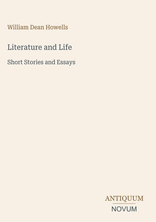 Produktbild: Literature and Life