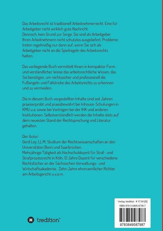 Produktbild: Arbeitsrecht f&uuml;r Arbeitgeber