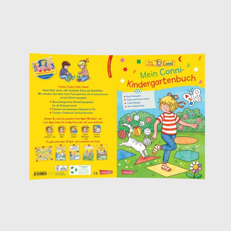 Produktbild: Conni Gelbe Reihe (Besch&auml;ftigungsbuch): Mein Conni-Kindergartenbuch