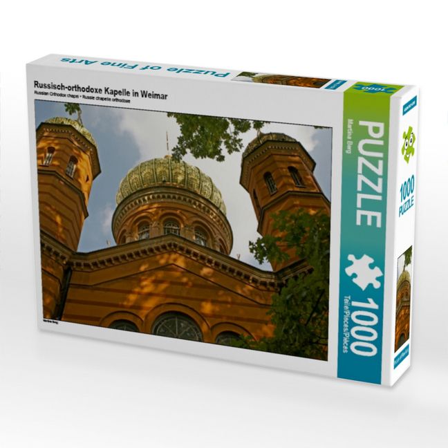 Produktbild: CALVENDO Puzzle Russisch-orthodoxe Kapelle in Weimar | 1000 Teile Lege-Gr&ouml;&szlig;e 64x48cm Foto-Puzzle f&uuml;r gl&uuml;ckliche Stunden