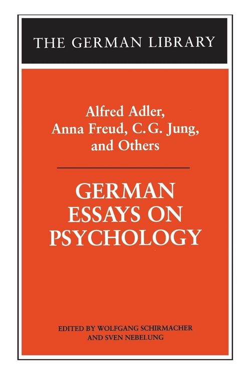 Produktbild: German Essays on Psychology
