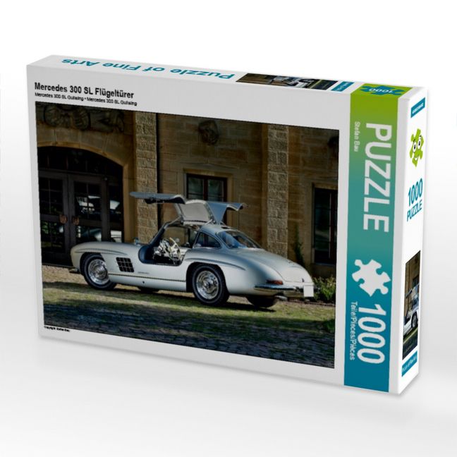 Produktbild: CALVENDO Puzzle Mercedes 300 SL Fl&uuml;gelt&uuml;rer | 1000 Teile Lege-Gr&ouml;&szlig;e 64x48cm Foto-Puzzle f&uuml;r gl&uuml;ckliche Stunden