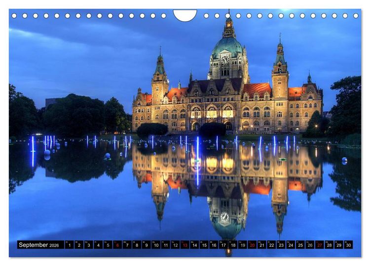 Produktbild: Hannover 2026 (Wandkalender 2026 DIN A4 quer), CALVENDO Monatskalender