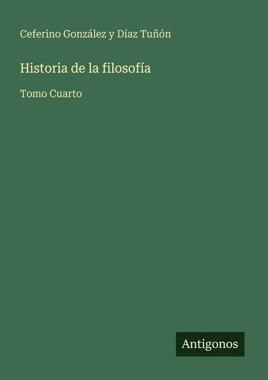 Produktbild: Historia de la filosof&iacute;a