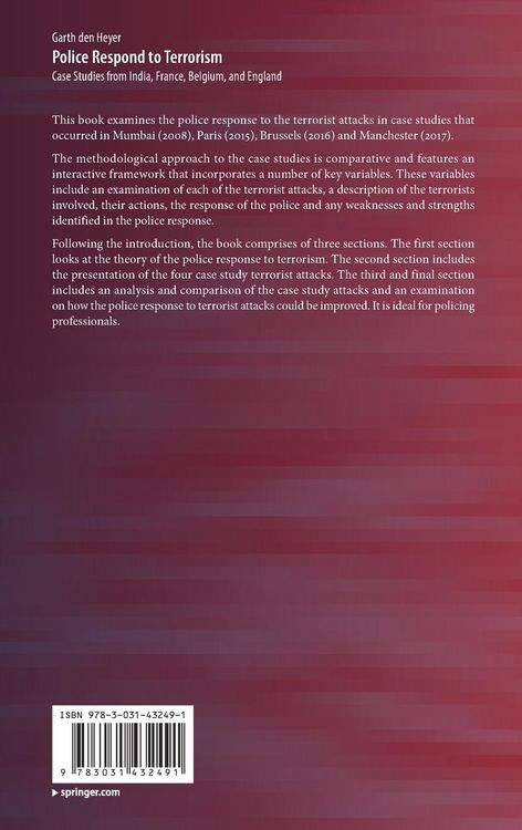 Produktbild: Police Respond to Terrorism