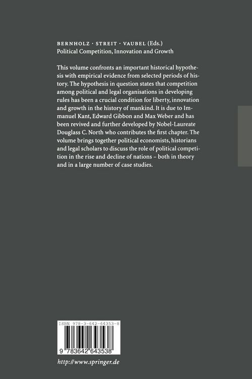 Produktbild: Political Competition, Innovation and Growth