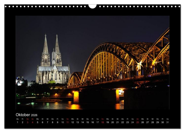 Produktbild: Br&uuml;cken weltweit (Wandkalender 2026 DIN A3 quer), CALVENDO Monatskalender