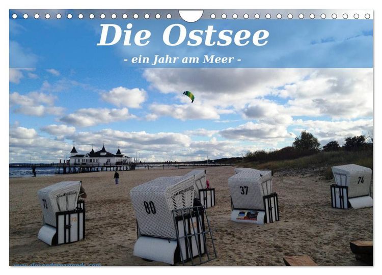 Produktbild: Die Ostsee - Ein Jahr am Meer (Wandkalender 2026 DIN A4 quer), CALVENDO Monatskalender