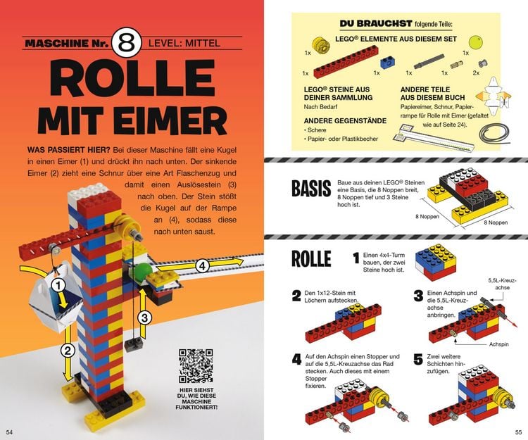 Produktbild: LEGO&reg; Kettenreaktionen: Baue dir 10 bewegliche Maschinen