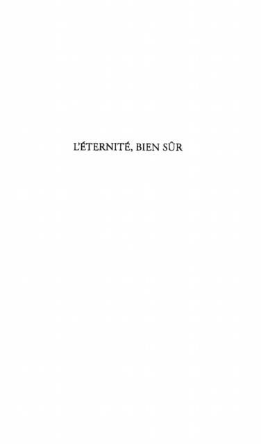 Produktbild: L'eternite , Bien Sur