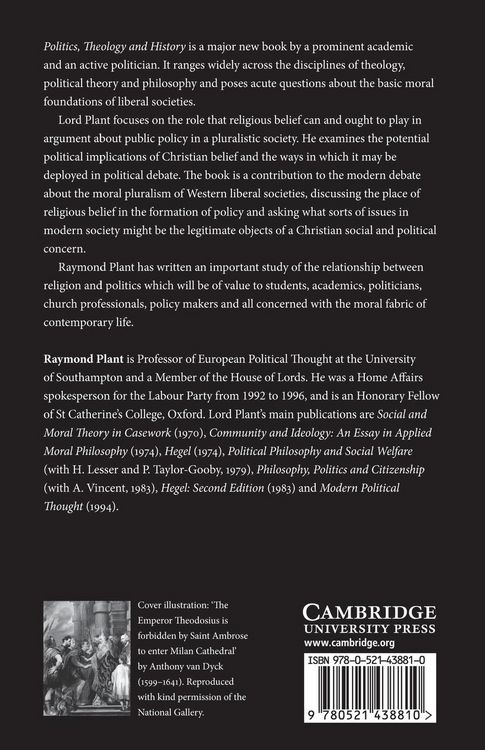 Produktbild: Politics, Theology and History