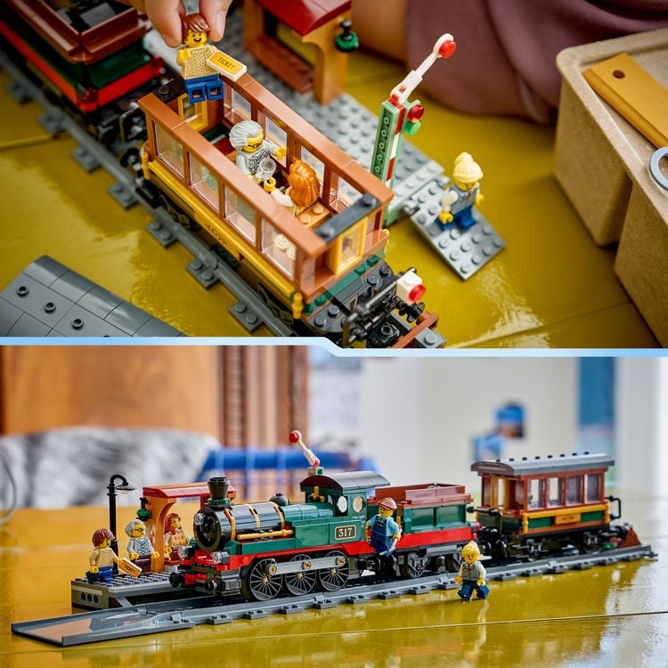 Produktbild: LEGO City 60511 Klassischer Dampfzug, Bauset mit Spielzeugzug f&uuml;r Kinder ab 7 Jahren