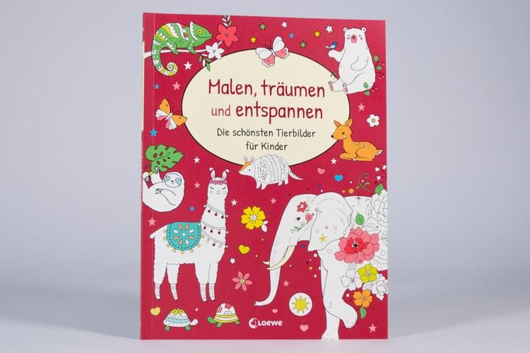 Produktbild: Malen, tr&auml;umen und entspannen - Die sch&ouml;nsten Tierbilder f&uuml;r Kinder