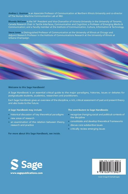Produktbild: The SAGE Handbook of Human-Machine Communication