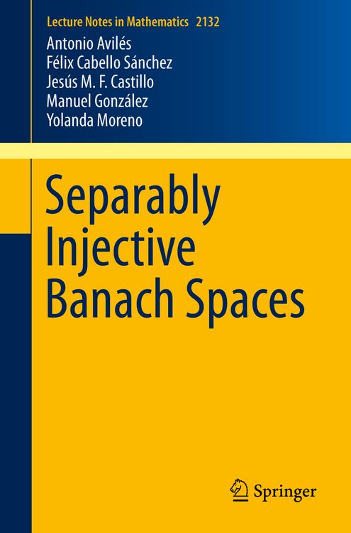 Produktbild: Separably Injective Banach Spaces