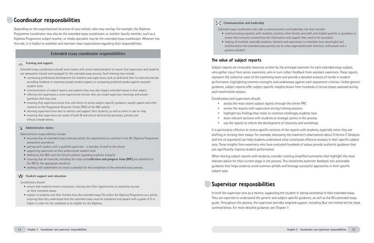 Produktbild: Extended Essay: Coordinator and Supervisor Handbook