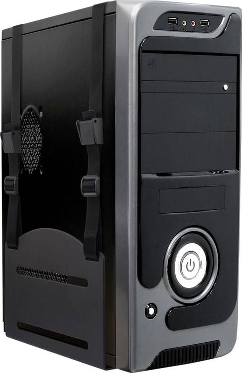 Produktbild: SpeaKa Professional PC Halterung wandh&auml;ngend CPB-2 SP-7571908 Schwarz Belastbar bis=10kg
