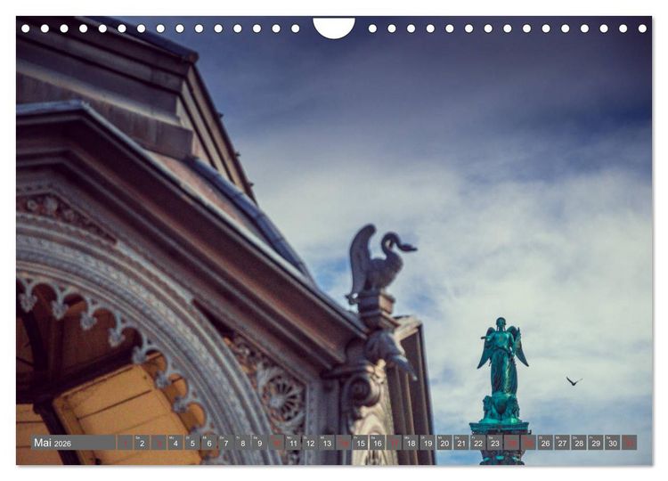 Produktbild: Historisches Stuttgart 2026 (Wandkalender 2026 DIN A4 quer), CALVENDO Monatskalender