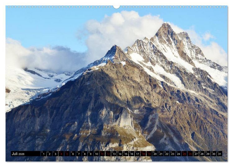 Produktbild: Bergmagie &ndash; Fotos aus dem Berner Oberland (hochwertiger Premium Wandkalender 2026 DIN A2 quer), Kunstdruck in Hochglanz