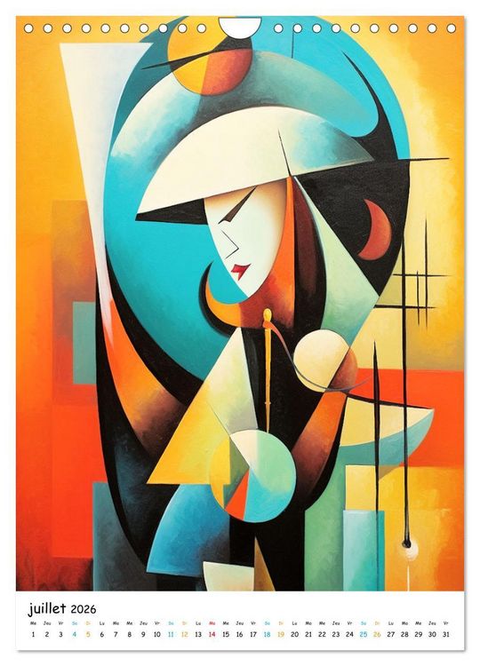 Produktbild: Ballade symphonique (Calendrier mural 2026 DIN A4 horizontal), CALVENDO calendrier mensuel