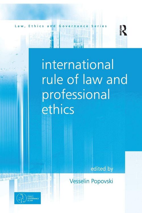 Produktbild: International Rule of Law and Professional Ethics