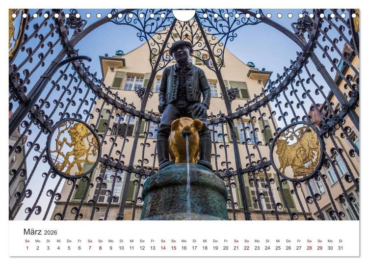 Produktbild: Stadtblick Stuttgart (Wandkalender 2026 DIN A4 quer), CALVENDO Monatskalender