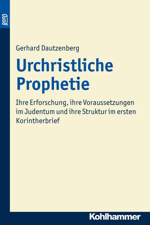 Produktbild: Urchristliche Prophetie. BonD
