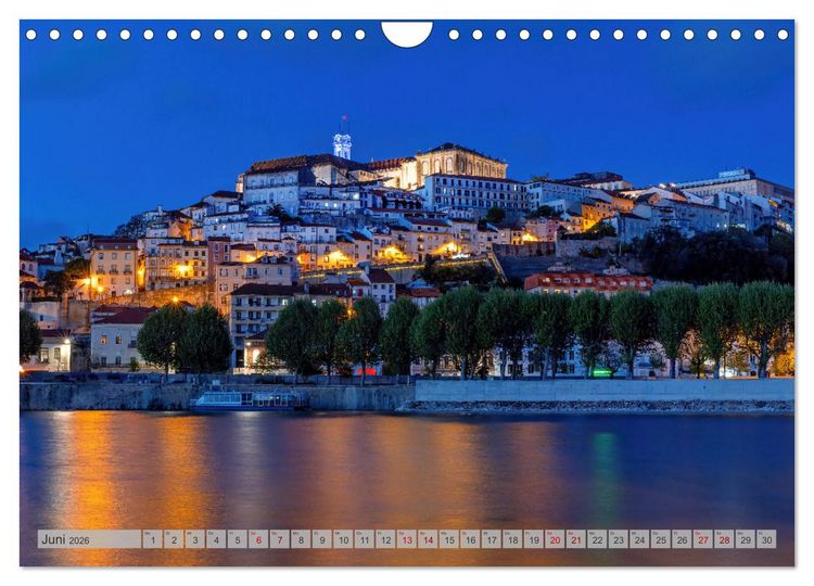 Produktbild: Von Porto bis an die Algarve (Wandkalender 2026 DIN A4 quer), CALVENDO Monatskalender