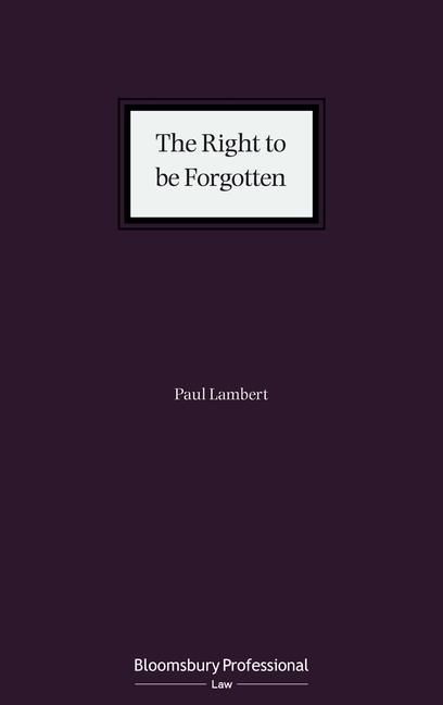 Produktbild: Right To Be Forgotten