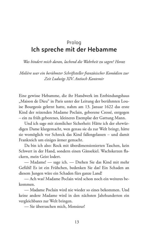 Produktbild: Das Leben des Monsieur de Moli&egrave;re. Ein biografischer Roman