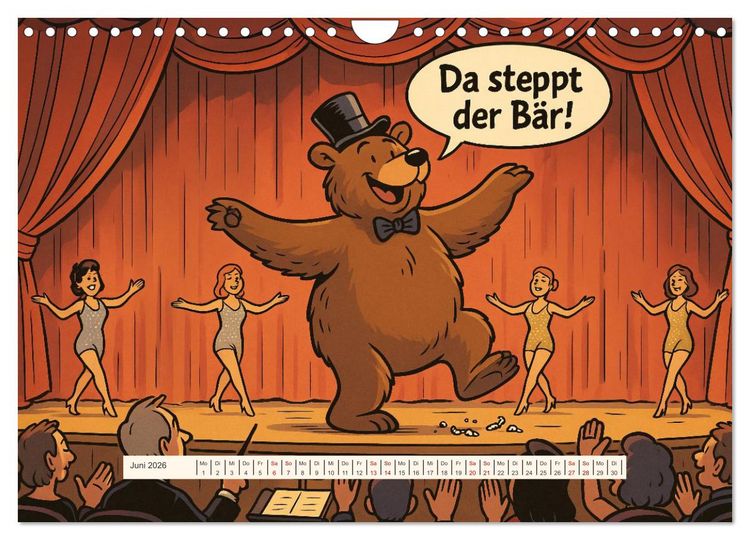 Produktbild: Tierischer Humor im Alltag (Wandkalender 2026 DIN A4 quer), CALVENDO Monatskalender