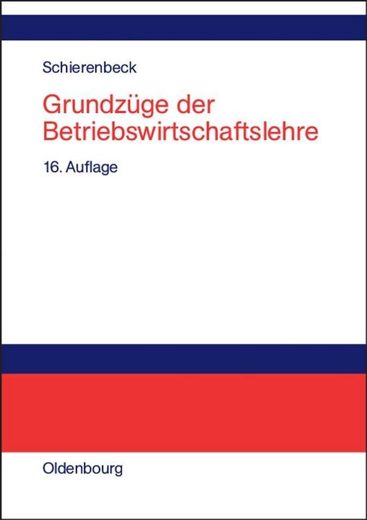 Produktbild: Grundz&uuml;ge der Betriebswirtschaftslehre