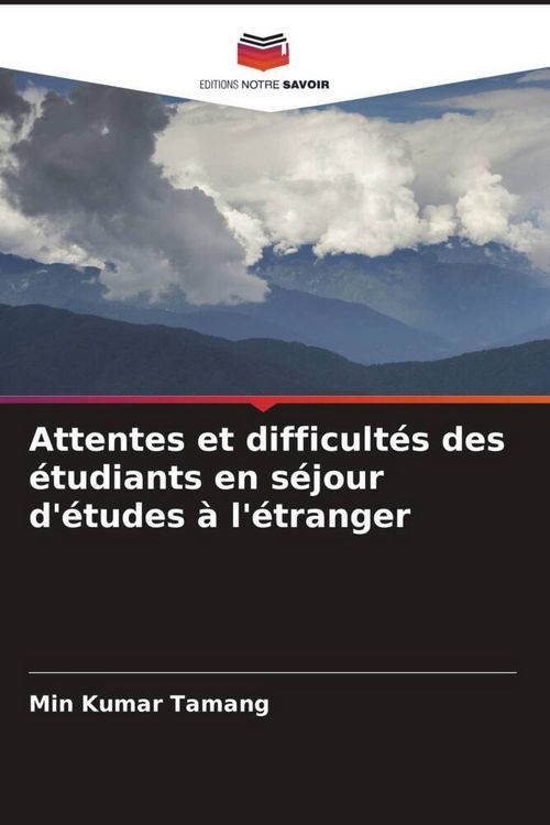 Produktbild: Attentes et difficult&eacute;s des &eacute;tudiants en s&eacute;jour d'&eacute;tudes &agrave; l'&eacute;tranger
