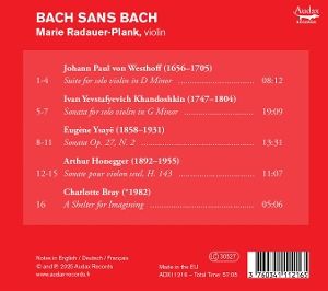 Produktbild: Bach sans Bach