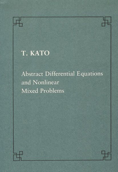 Produktbild: Abstract differential equations and nonlinear mixed problems
