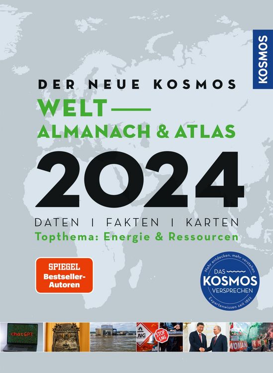 Produktbild: Der neue Kosmos Welt-Almanach & Atlas 2024