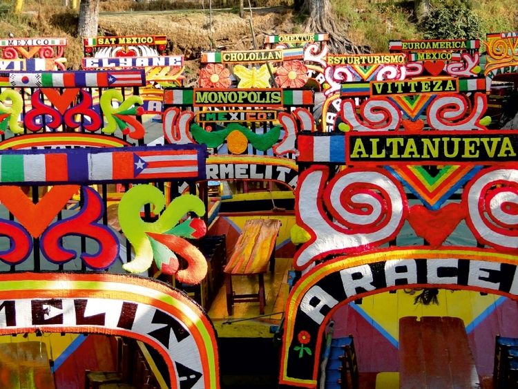 Produktbild: CALVENDO Puzzle Schwimmende G&auml;rten in Xochimilco | 1000 Teile Lege-Gr&ouml;&szlig;e 64x48cm Foto-Puzzle f&uuml;r gl&uuml;ckliche Stunden
