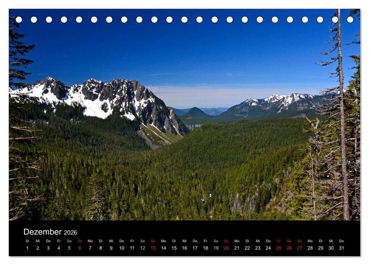 Produktbild: USA Landscapes (Tischkalender 2026 DIN A5 quer), CALVENDO Monatskalender