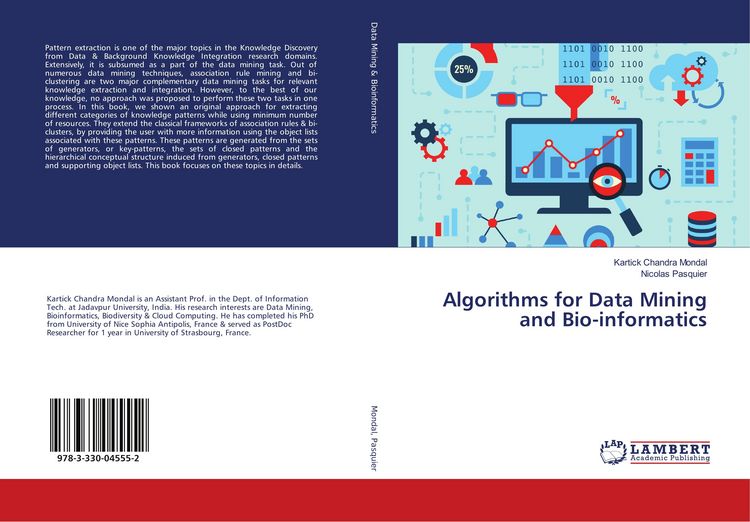 Produktbild: Algorithms for Data Mining and Bio-informatics