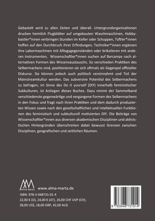 Produktbild: DIY, Subkulturen und Feminismen