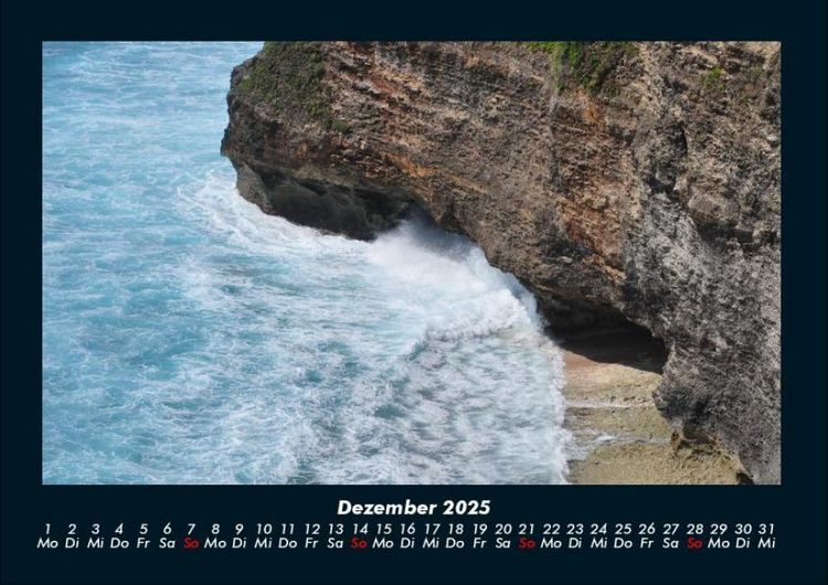 Produktbild: Die sch&ouml;nsten Meereslandschaften 2025 Fotokalender DIN A4