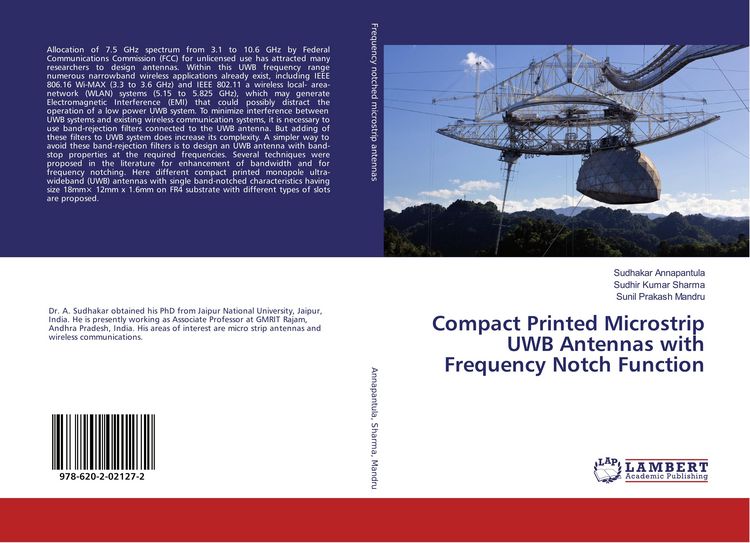 Produktbild: Compact Printed Microstrip UWB Antennas with Frequency Notch Function