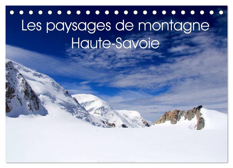 Produktbild: Les paysages de montagne Haute-Savoie (Calendrier de bureau 2026 DIN A5 vertical), CALVENDO calendrier mensuel