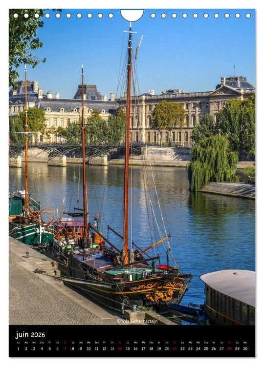 Produktbild: Paris de tous les temps (Calendrier mural 2026 DIN A4 horizontal), CALVENDO calendrier mensuel
