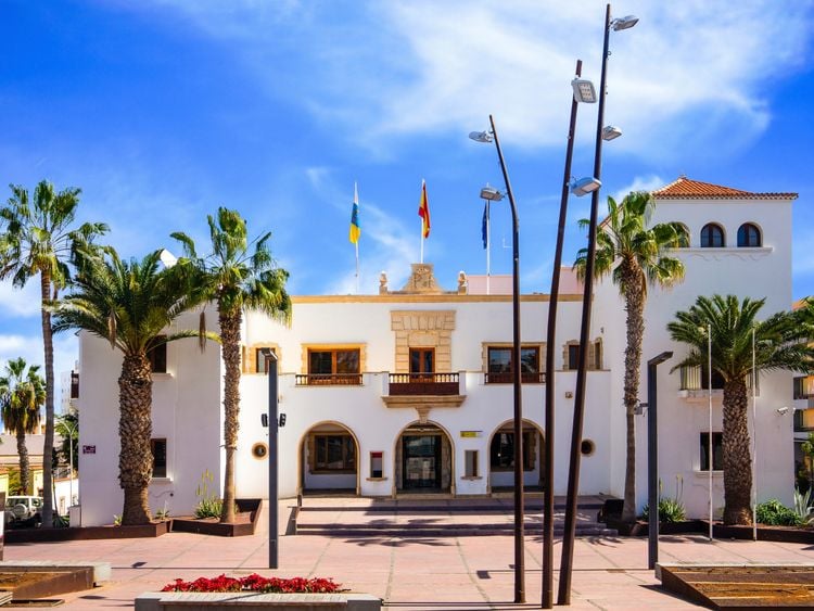 Produktbild: CALVENDO Puzzle Fuerteventura Die Stadt Puerto del Rosario 1000 Teile Lege-Gr&ouml;&szlig;e 64 x 48 cm Foto-Puzzle Bild von Dirk Meutzner