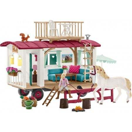 Produktbild: schleich&reg; 42593 Wohnwagen f&uuml;r geheime Club-Treffen