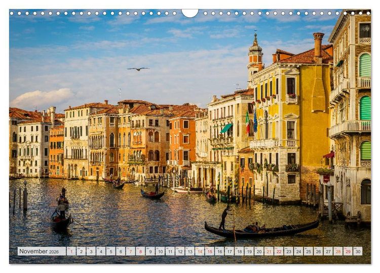 Produktbild: Wundervolles Venedig (Wandkalender 2026 DIN A3 quer), CALVENDO Monatskalender