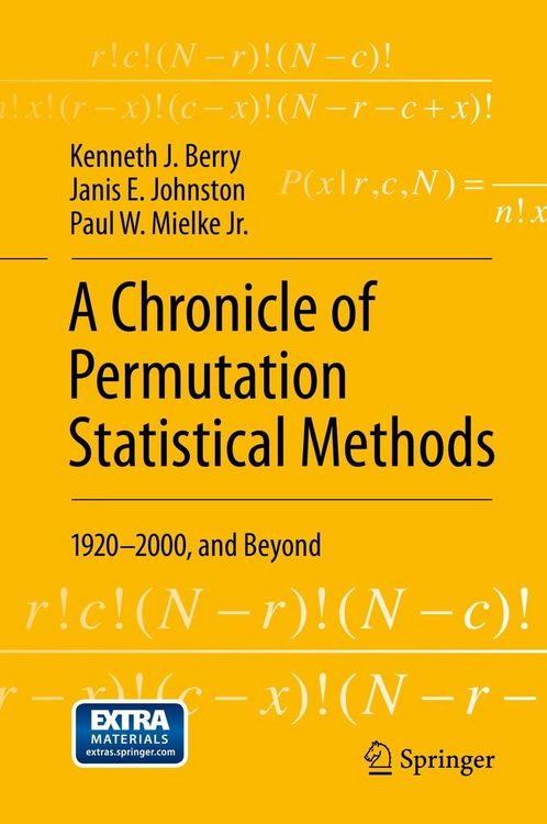 Produktbild: A Chronicle of Permutation Statistical Methods